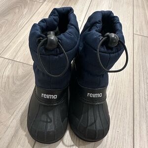 Reima Kids' Black and Blue Winter Boots